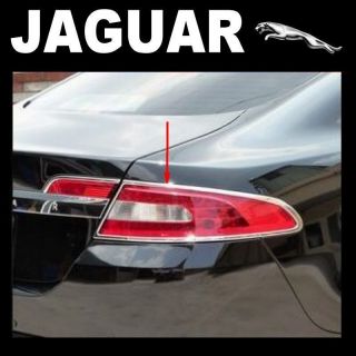 X2 New Jaguar XF Premium Luxury Sport Portfolio Chrome Tail Rear Light