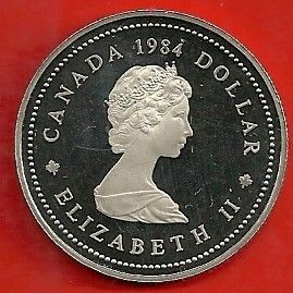 1984 Canada Jacques Cartier Silver Dollar