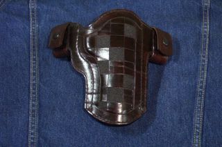  Colt, Springfield, Kimber, Custom James Alan Lined Leather Gun Holster