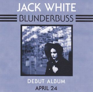 JACK WHITE STICKER Blunderbuss 2012 OFFICIAL PROMO White Stripes MINT