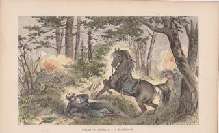 James B McPherson Atlanta Georgia Civil War Battle July 22 1864 Hand