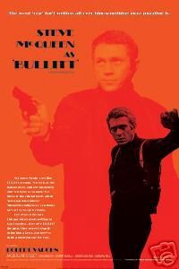 Steve McQueen Bullitt Cop Action Movie Poster A442