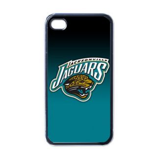 Jacksonville Jaguars Black Hard Case Skin for iPhone 4G