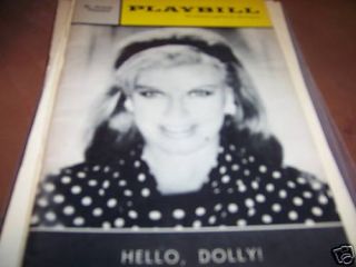 Hello Dolly Playbill St James Theatre Ginger Rogers