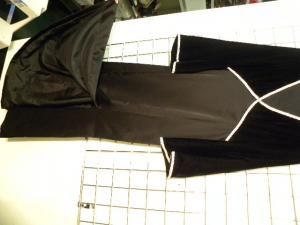 Vintage Jacques Fath Velvet Silk Black Gown 8 40