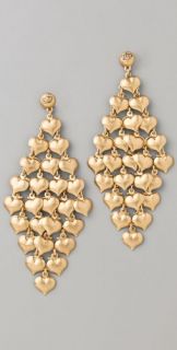 Juicy Couture Mini Heart Chandelier Earrings