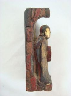  Antique Asian Japanese Chinese Wood Carving Figural Man Woman Kimonos