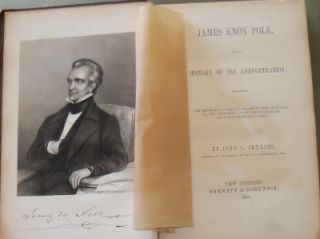 1854 James Knox Polk A History of His Administration John s Jenkins