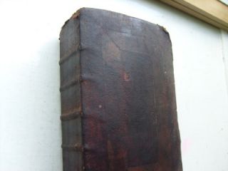  Antique Thickly Leather Bound Bible Prayer Book King James 1819