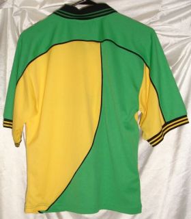 Jamaica Soccer Jersey Golf Polo Shirt Youth L 14 16