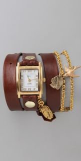La Mer Collections Peace Pipe Charm Wrap Watch