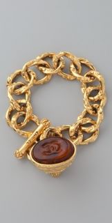 WGACA Vintage Vintage Chanel '93 Gripoix Charm Bracelet