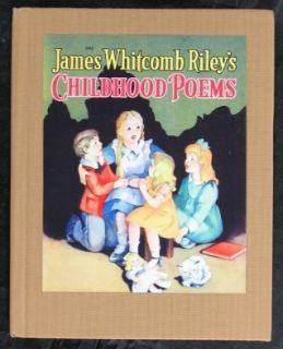 James Whitcomb Rileys Childhood Poems Book 1940