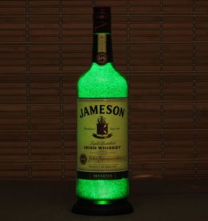 Jameson Whiskey Liquor Bottle Lamp Bar Light Eco LED Sparkle Bodacious