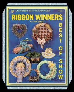 Ribbon Winners by Jane Berry 1986 31 Projects to Make with Ribbon Cute