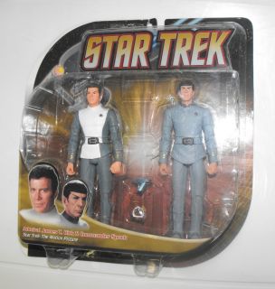 Star Trek Motion Picture Captain James Kirk Commander Spock Figures