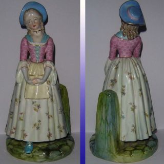   WORCESTER FIGURINE IST ISSUE GALLANTS LADY JAMES HADLEY VERY RARE