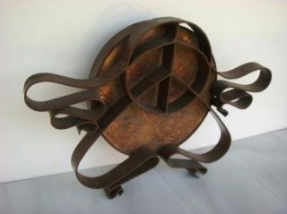 Henry Zinck Original Metal Abstract Sculpture Peace Art