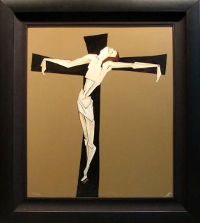 Janis Joplin The Crucifix Limited Edition Estate Signed Serigraph