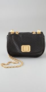 Juicy Couture Perforated Heart Chain Lock Mini Bag