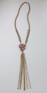 Fallon Jewelry Medusa Tassel Necklace