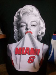 Marylin Monroe Miami Heat James Lebron Style