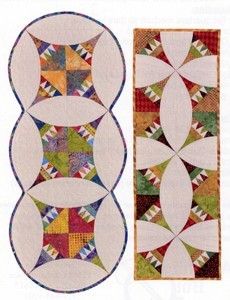 Pie Ice Cream Anything But Boring Tablerunner Pattern Foundation Paper