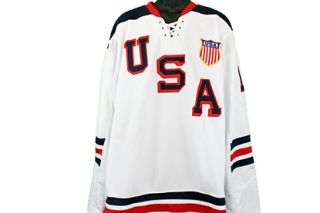 Jamie Langenbrunner Autographed Team USA Hockey Jersey JSA COA New