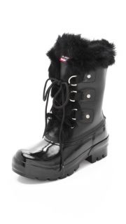 Hunter Boots Cathie Boots with Fur Trim
