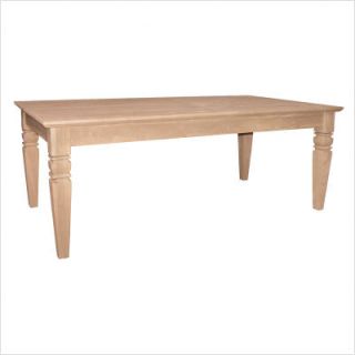 International Concepts Unfinished Java Coffee Table OT 60C