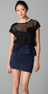 Marc by Marc Jacobs Dahlia Solid Lace Blouse