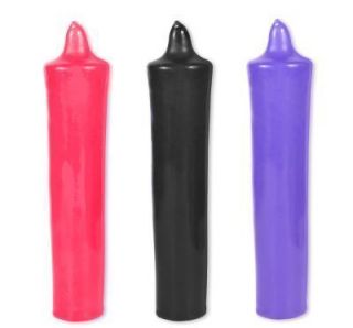 Japanese Drip Wax Candles Massage Assorted Colors 3 PK