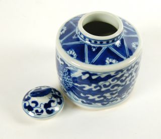 Ceramic Handpainted Jar Lid Chinese Phoenix Art Gift AA