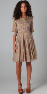 Candela Pleated Shirtdress