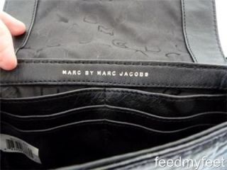 Marc by Marc Jacobs Totally Turnlock Jane Shine Black Gold Bag Clutch
