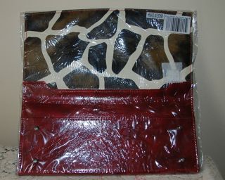 Miche Shell for Classic Bag Jayma Red Black Giraffe Faux Leather NIP