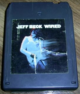 Jeff Beck Jeff Beck Wired 8 Track Tape Great Collectible for Jeff Beck