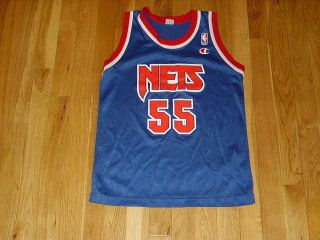Vintage Champion Jayson Williams New Jersey Nets Throwback NBA Youth