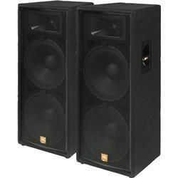 JBL JRX125 Dual 15 2 Way Speaker Cabinet Pair