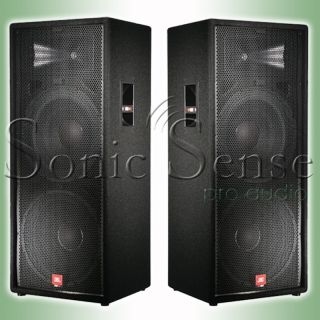 JBL JRX 125 2 Way 15 DJ PA Speaker Cabinet Pair JRX125 New Extended