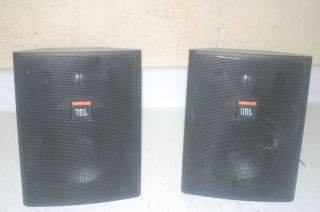 Pair of JBL Control 25 2 Way 5 1/4 Indoor/Outdoor Speakers w/ Wall