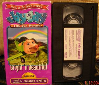 Jay Jay The Jet Plane Bright N Beautiful VHS Christian Video Focus on