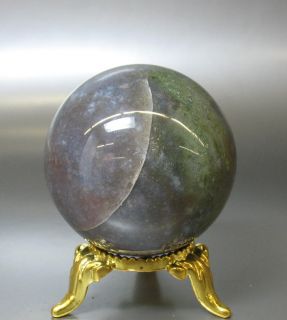 Fancy Jasper Sphere with Display Stand Crystal Healing
