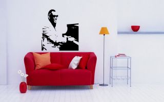 Decals Art Mural Piano Player Singer Pop Music Jazz D2175