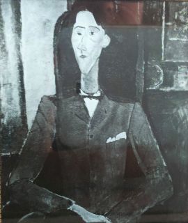 Jean Cocteau Portrait 1915 Amadeo C Modigliani Magic Lantern Glass