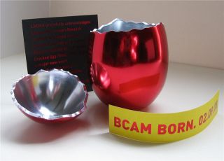 Jeff Koons Cracked Egg Invitation Lacma Bcam Mint Condition