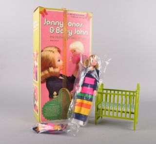 Jenny Jones doll and Baby John doll are both still sealed in the