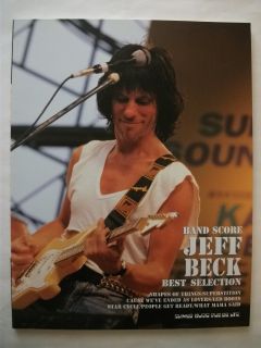 Jeff Beck Best Selection Japan Band Score Tab