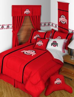 Ohio State Buckeyes Twin Full Queen Comforter Bedroom Sets MVP Save