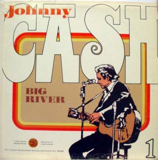 Johnny Cash Big River LP VG Sq 93487 Vinyl Record